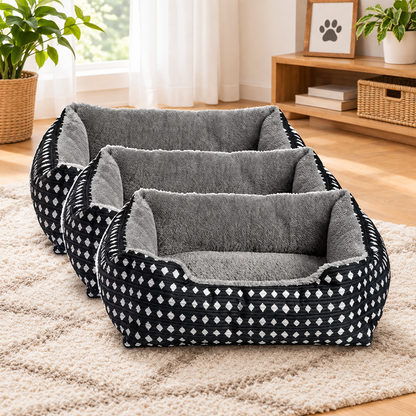 Ribbonora Cozy Cuddler Pet Bed