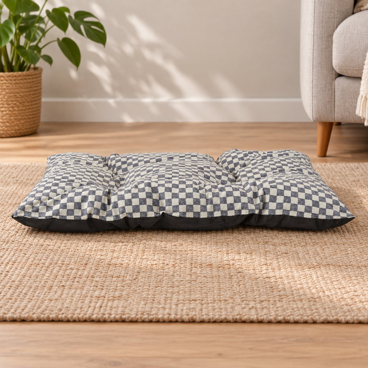 Ribbonora Tufted Pillow Pet Bed