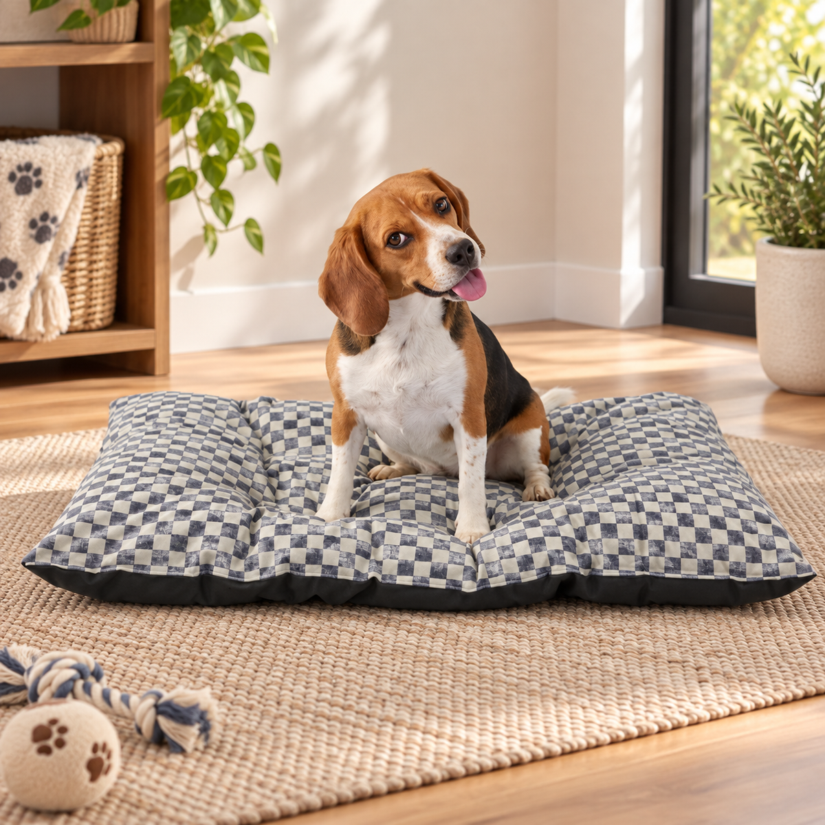 Ribbonora Tufted Pillow Pet Bed