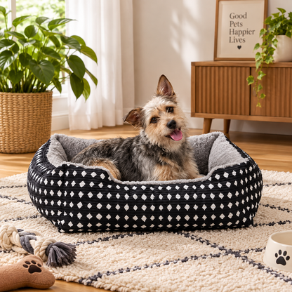 Ribbonora Cozy Cuddler Pet Bed