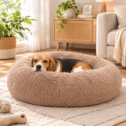 Ribbonora Calming Donut Pet Bed