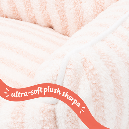Ribbonora Sherpa Sofa Pet Bed
