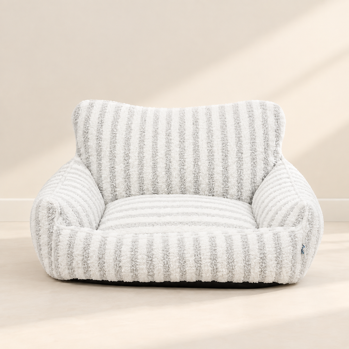 Ribbonora Sherpa Sofa Pet Bed